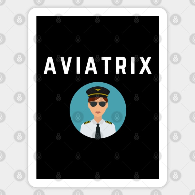 Aviatrix Sticker by Jetmike